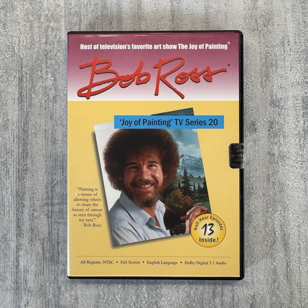 Bob Ross The Joy Of Painting TV Series 20 DVD 3-Disc Set RARE New Sealed